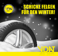 Felgen + Reifen - Stylische Leichtmetallräder sind gut geeignet für den Winter