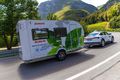 Elektro + Hybrid Antrieb - Dethleffs: Mit dem E-Caravan über die Alpen