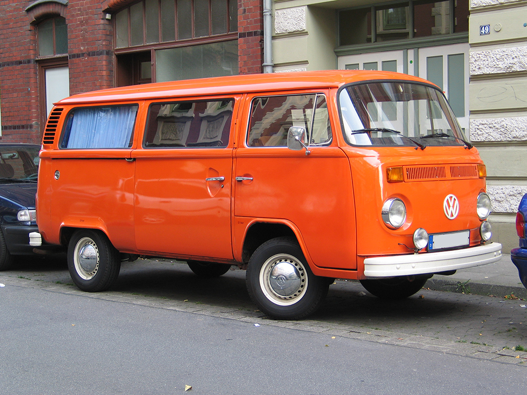 VW Hippy Van (T2) Vector Art/