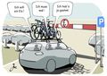 Auto Ratgeber & Tipps - Vorausschau beim Fahrräder-Transport