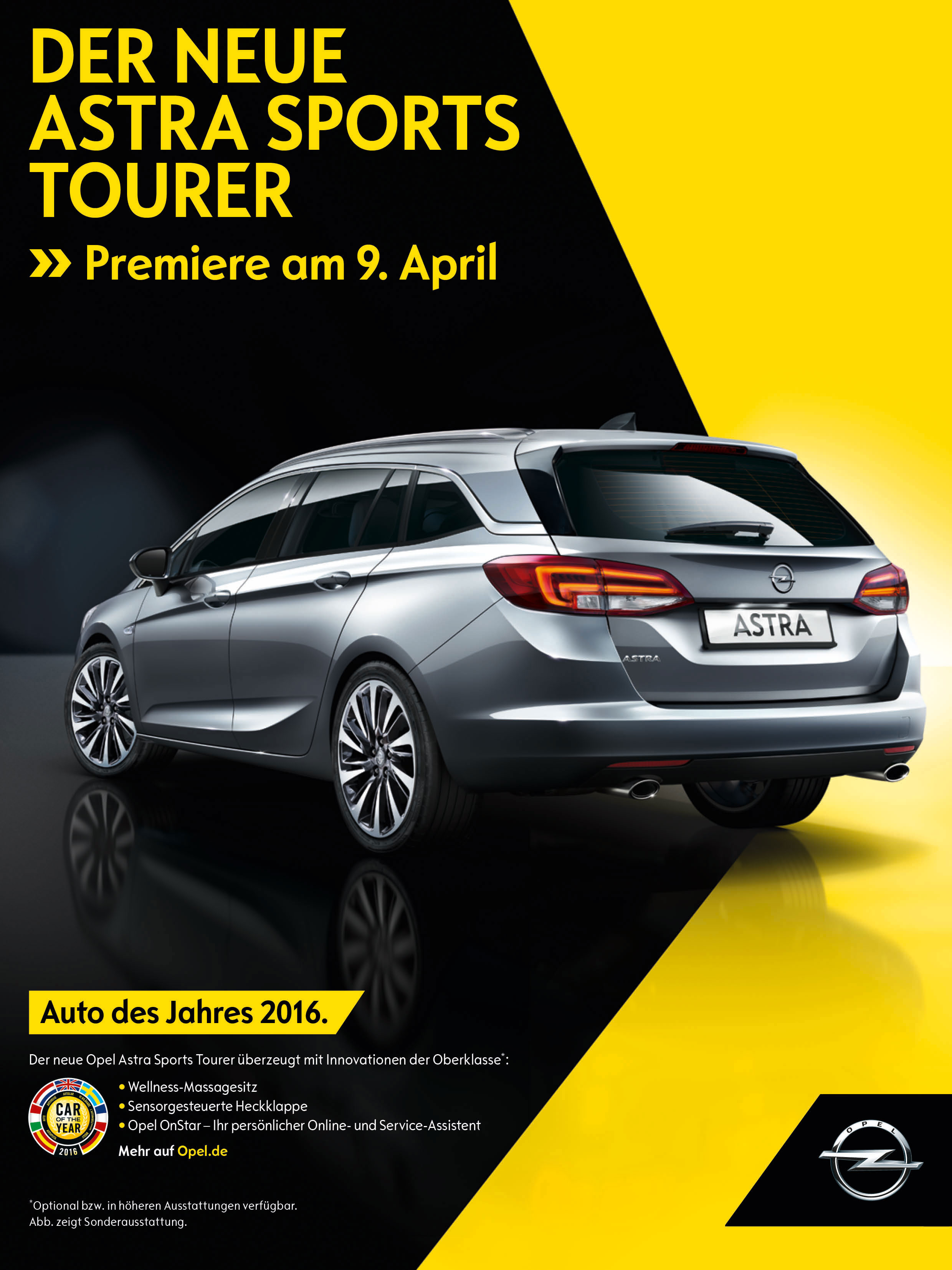 Händlerpremiere am 9. April: Der Opel Astra Sports Tourer kommt -   - Deine Automeile im Netz