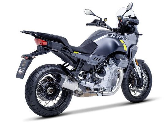 Motorrad - Neuer Slip-on-Endschalldämpfer für die Moto Guzzi Stelvio