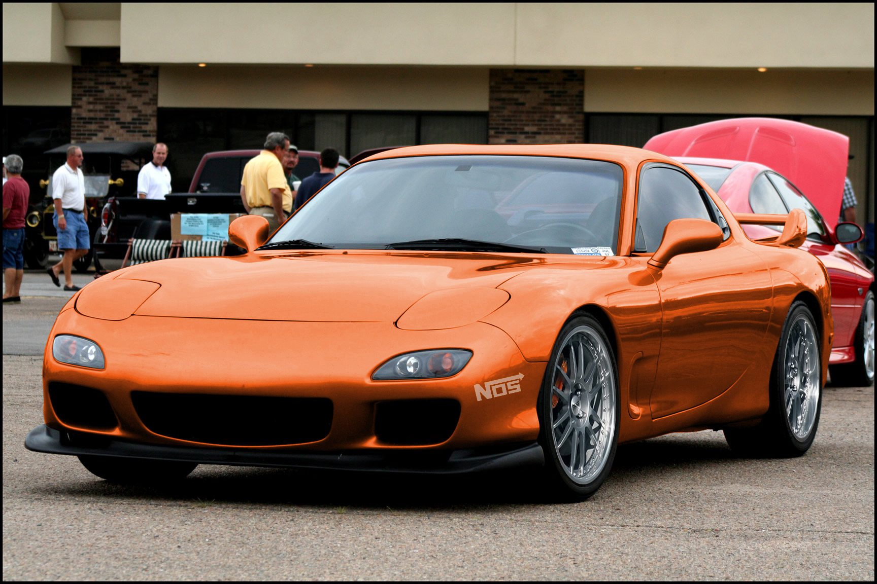 Mazda rx7 Orange